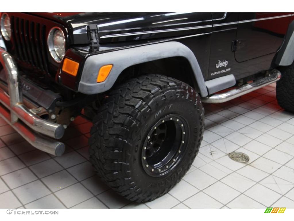 2004 Wrangler SE 4x4 - Black / Khaki photo #21