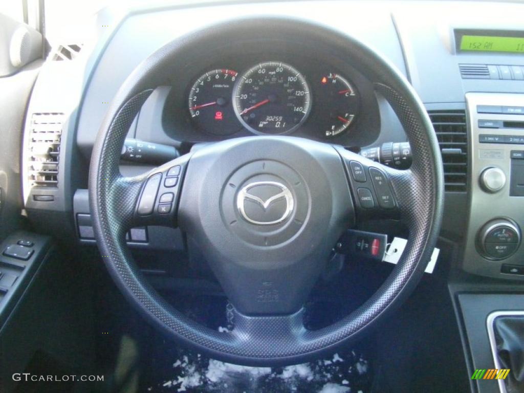 2008 MAZDA5 Sport - Sunlight Silver / Black photo #18