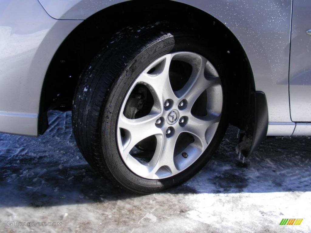 2008 MAZDA5 Sport - Sunlight Silver / Black photo #29