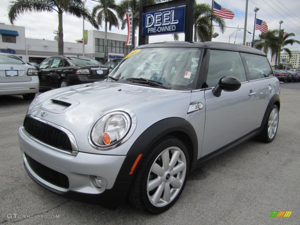 2008 Cooper S Clubman - Pure Silver Metallic / Punch Carbon Black photo #1