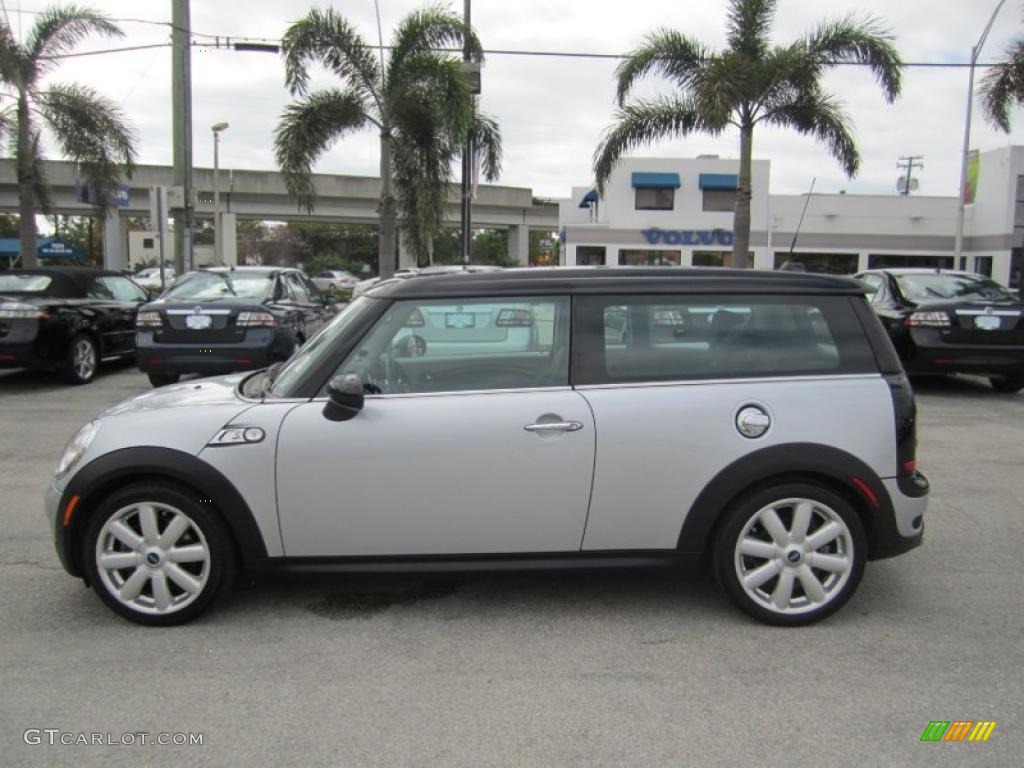 2008 Cooper S Clubman - Pure Silver Metallic / Punch Carbon Black photo #2