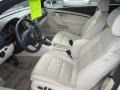Cornsilk Beige 2008 Volkswagen Eos Lux Interior Color