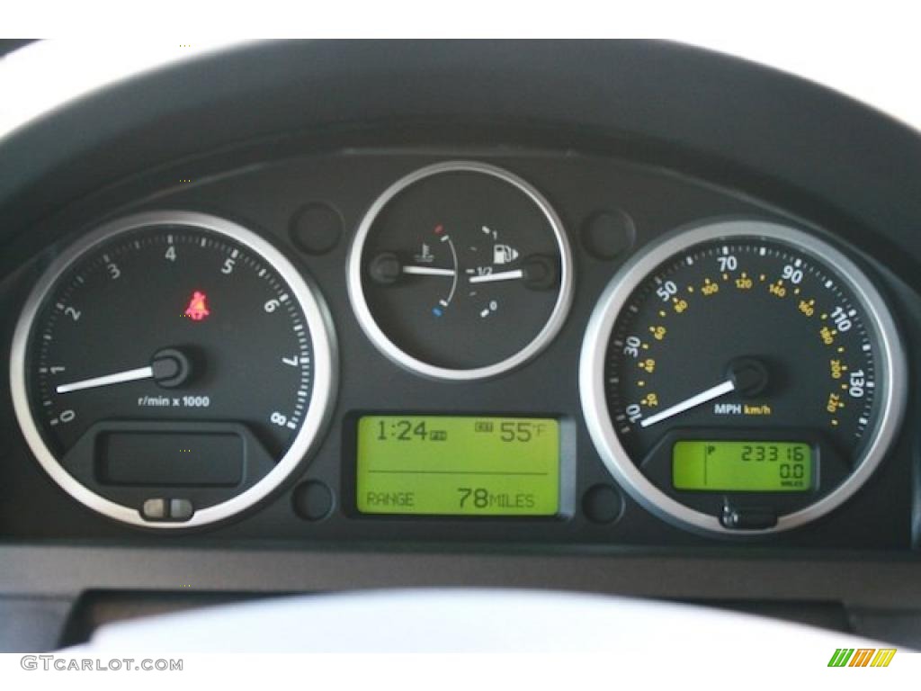 2008 Land Rover Range Rover Sport HSE Gauges Photo #45076529