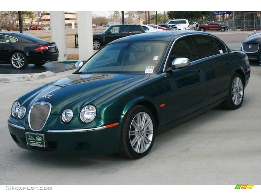 2008 S-Type 3.0 - British Racing Green / Ivory photo #7