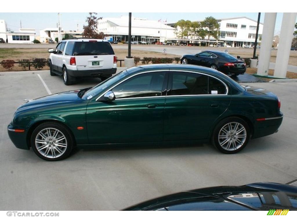 2008 S-Type 3.0 - British Racing Green / Ivory photo #8