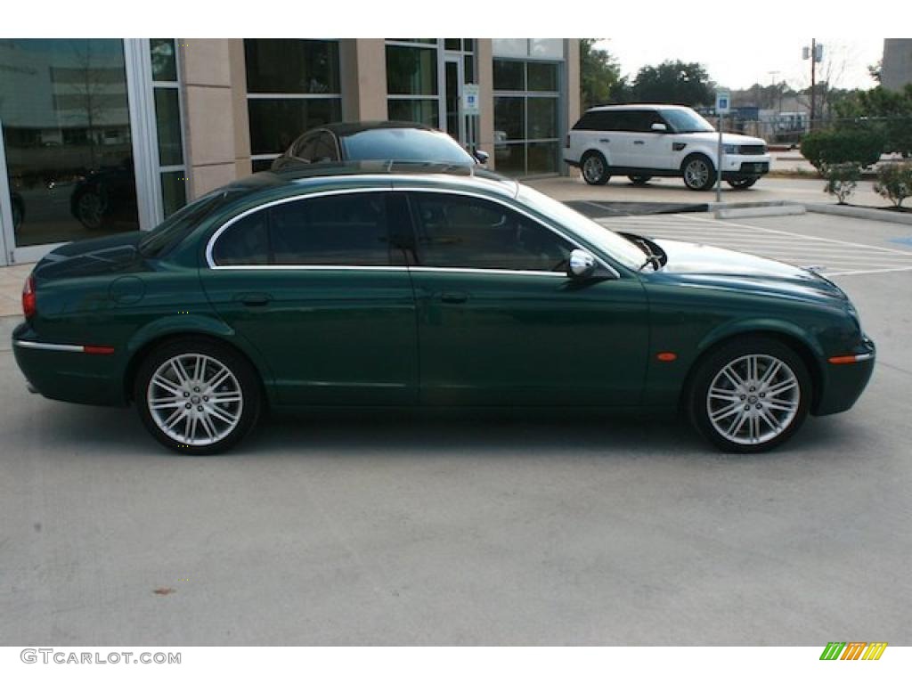 2008 S-Type 3.0 - British Racing Green / Ivory photo #12