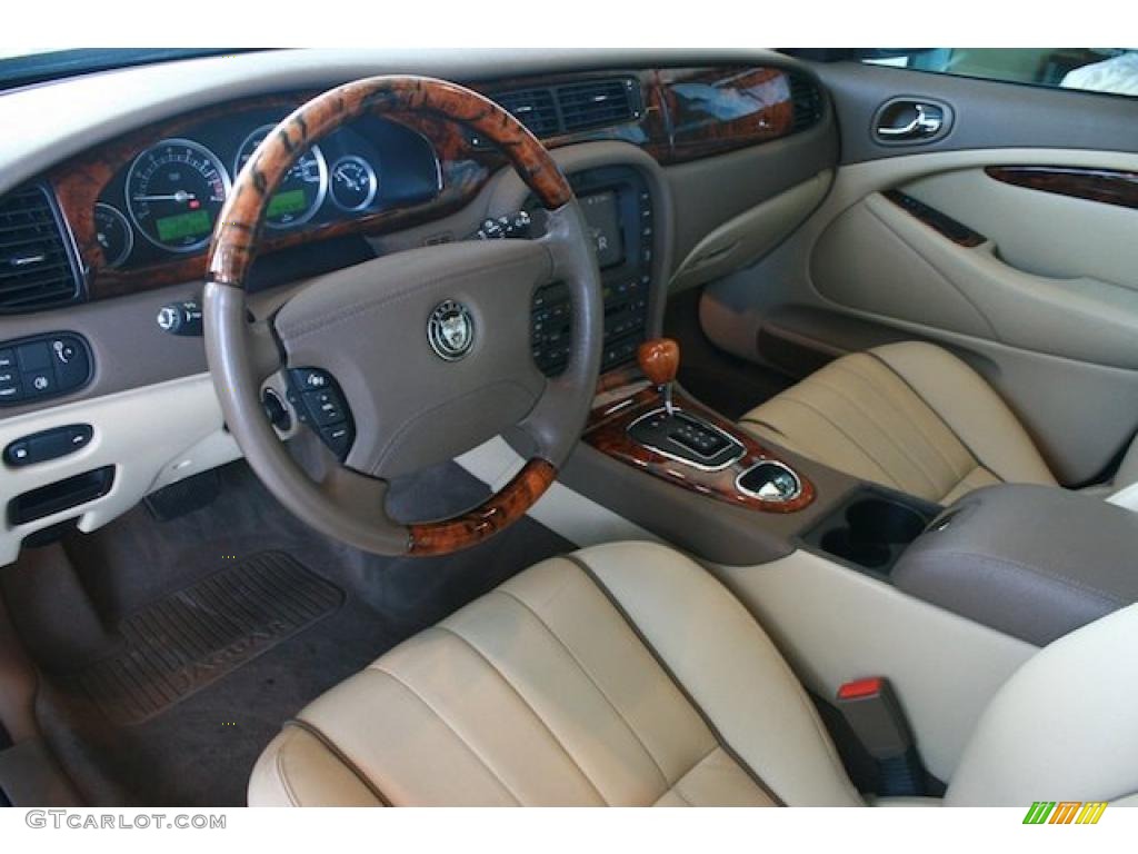 2008 S-Type 3.0 - British Racing Green / Ivory photo #16