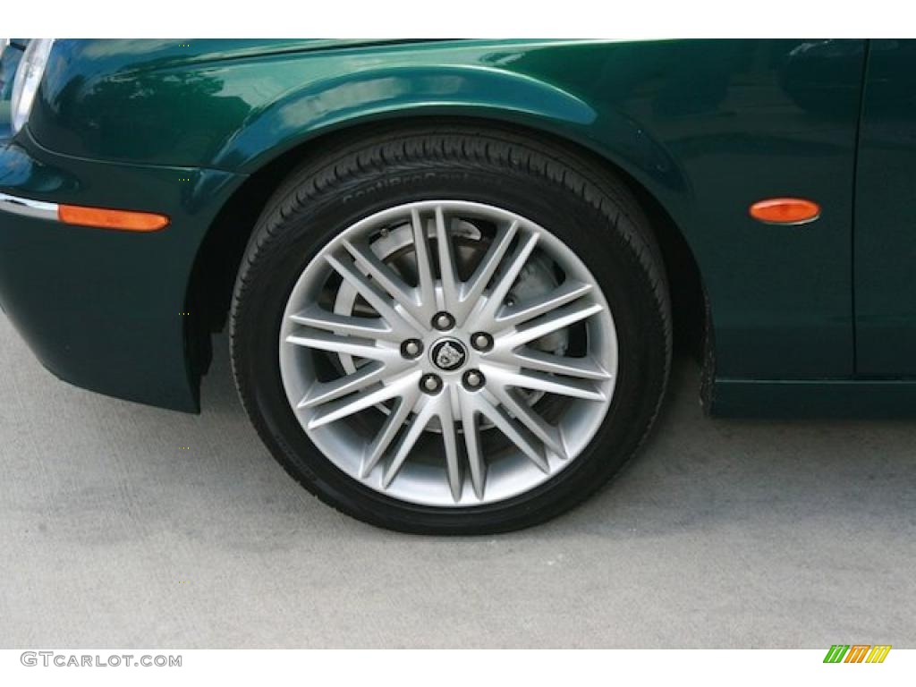 2008 S-Type 3.0 - British Racing Green / Ivory photo #48