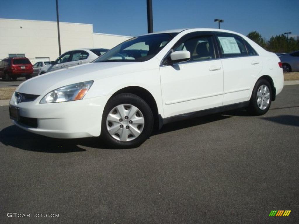 2003 Accord LX Sedan - Taffeta White / Ivory photo #2
