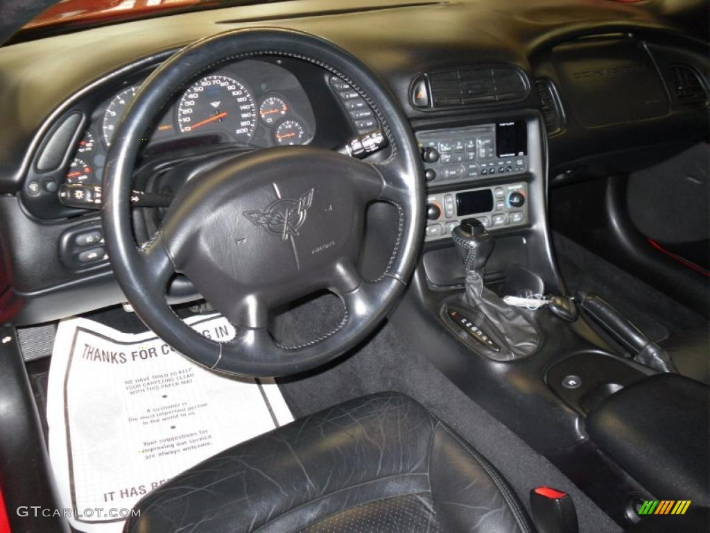 1999 Chevrolet Corvette Coupe Black Dashboard Photo #45077549