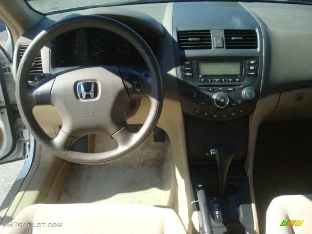 2003 Accord LX Sedan - Taffeta White / Ivory photo #12