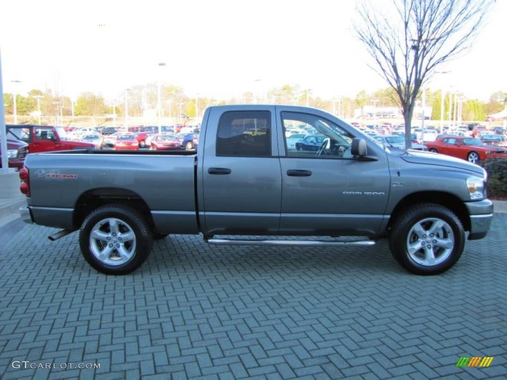 2007 Ram 1500 ST Quad Cab 4x4 - Mineral Gray Metallic / Medium Slate Gray photo #6