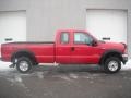 2004 Red Ford F250 Super Duty XLT SuperCab 4x4  photo #4