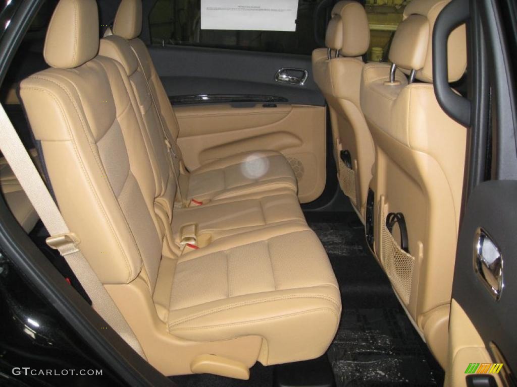 Black/Tan Interior 2011 Dodge Durango Citadel 4x4 Photo #45083009