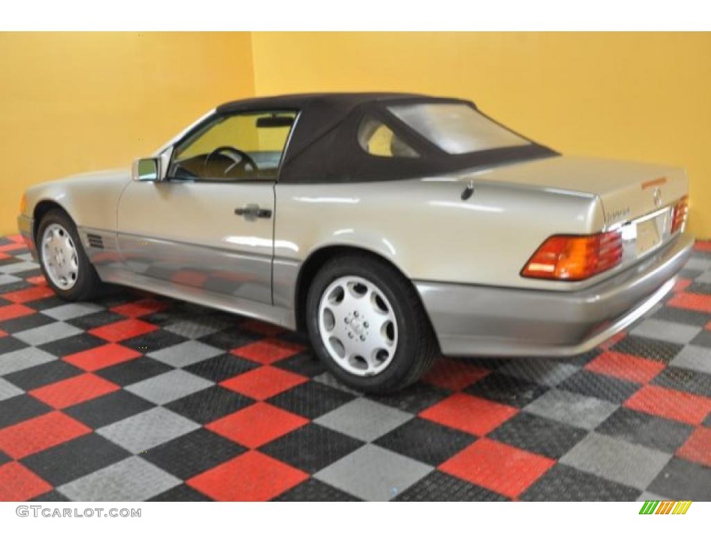 1993 SL 500 Roadster - Smoke Silver Metallic / Parchment photo #5