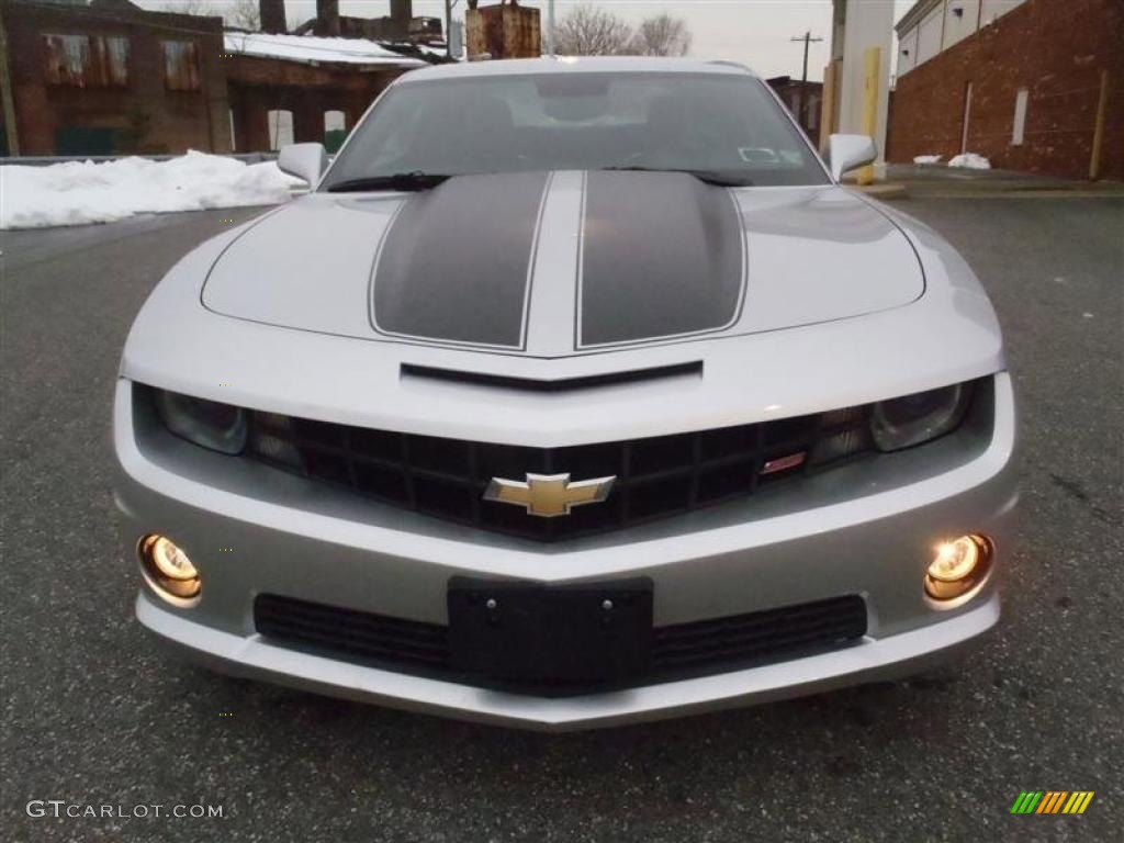 2010 Camaro SS/RS Coupe - Silver Ice Metallic / Black photo #15