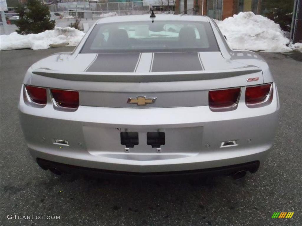 2010 Camaro SS/RS Coupe - Silver Ice Metallic / Black photo #17