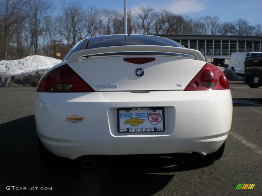 1999 Cougar V6 - Vibrant White / Medium Parchment photo #6