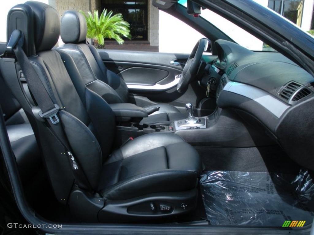 Black Interior 2006 BMW M3 Convertible Photo #45086770