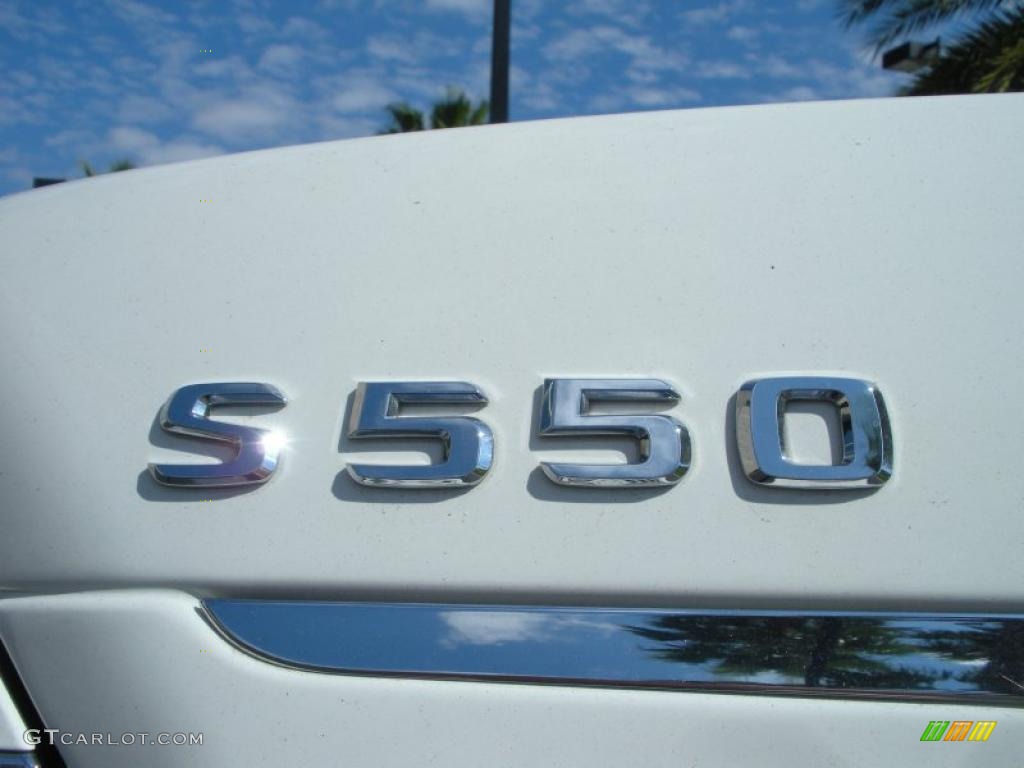 2008 S 550 Sedan - Arctic White / Cashmere/Savanna photo #9