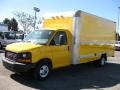 Yellow - Savana Cutaway 3500 Commercial Cargo Van Photo No. 3