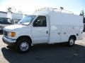Oxford White - E Series Cutaway E350 Commercial Utility Truck Photo No. 3