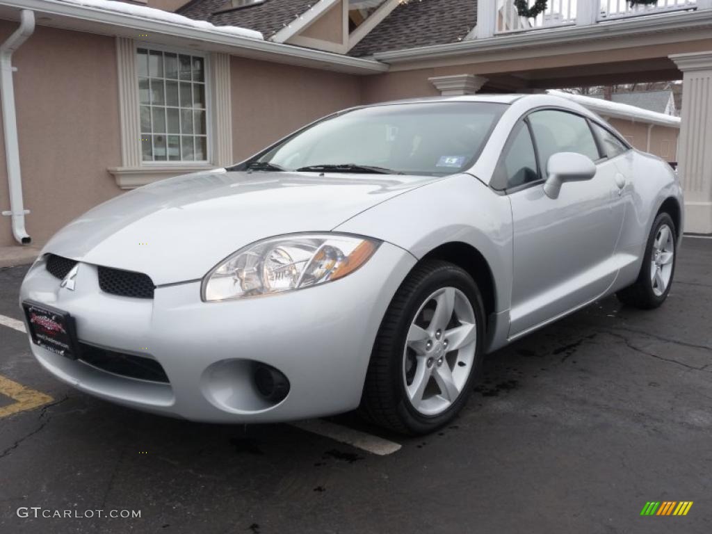 2006 Eclipse GS Coupe - Liquid Silver Metallic / Dark Charcoal photo #1