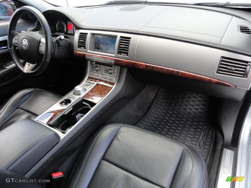 2010 Jaguar XF Premium Sport Sedan Warm Charcoal Dashboard Photo #45088693