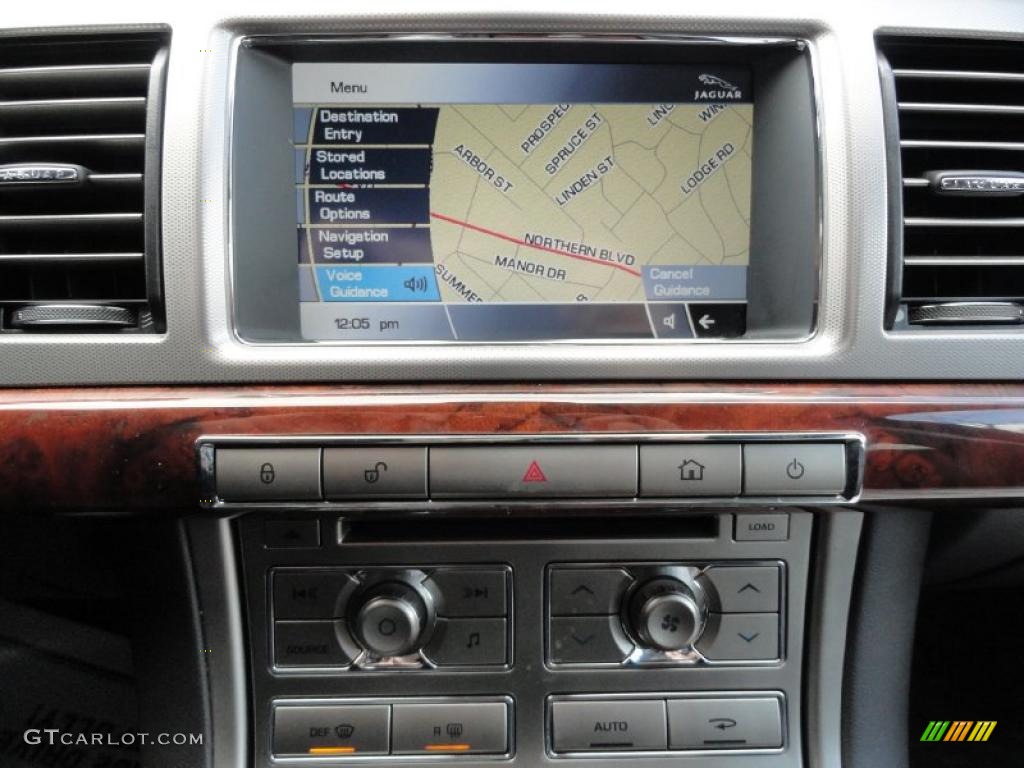 2010 Jaguar XF Premium Sport Sedan Navigation Photo #45088725