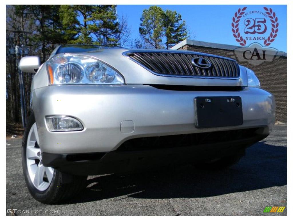 2007 RX 350 - Millennium Silver Metallic / Black photo #1