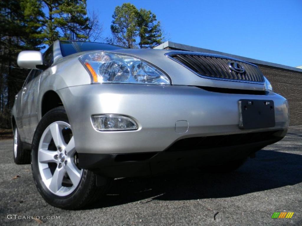 2007 RX 350 - Millennium Silver Metallic / Black photo #2