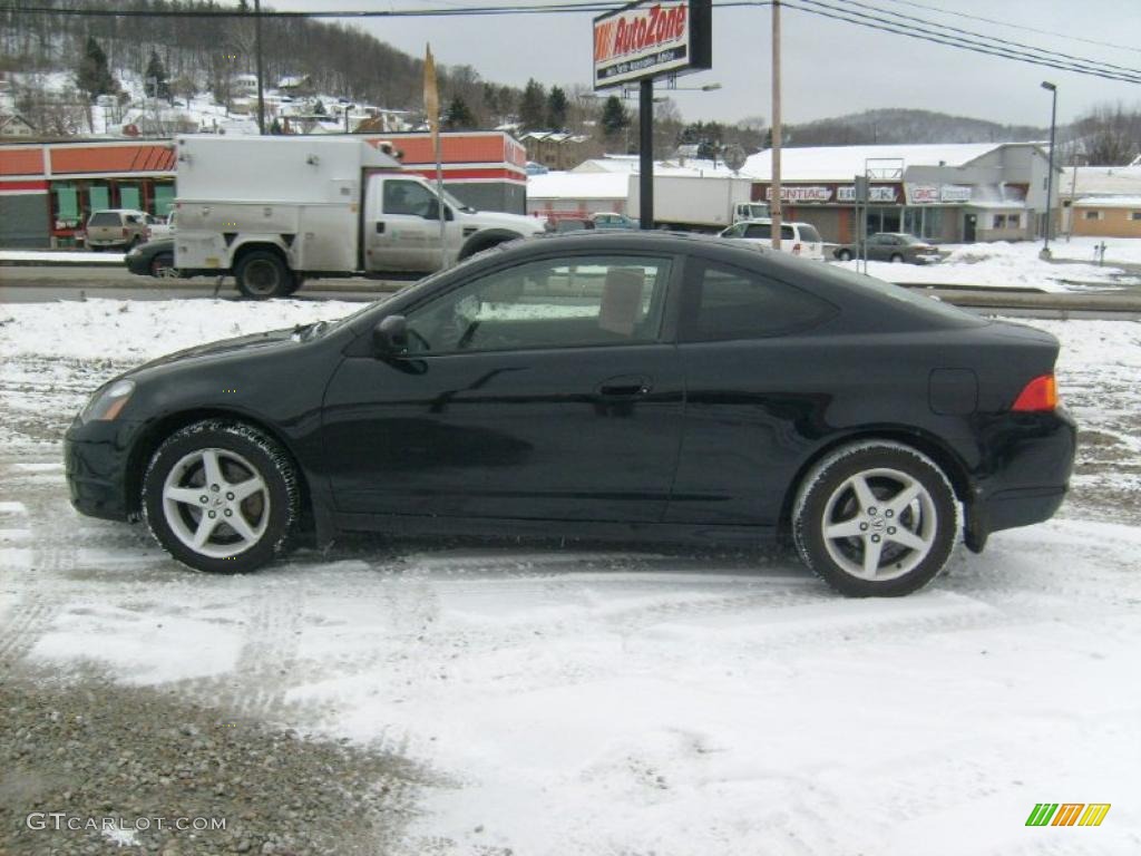 Nighthawk Black Pearl 2002 Acura RSX Type S Sports Coupe Exterior Photo #45091655