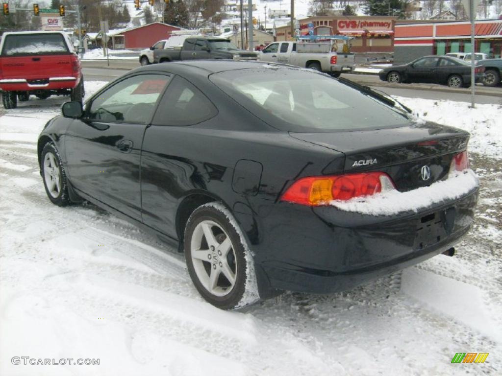 Nighthawk Black Pearl 2002 Acura RSX Type S Sports Coupe Exterior Photo #45091673