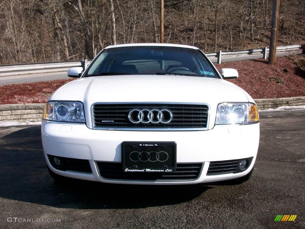 2003 A6 3.0 quattro Sedan - Polar White / Platinum photo #8