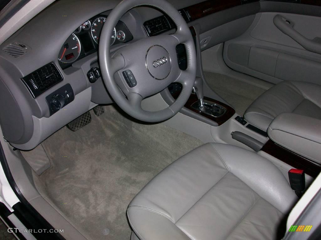 2003 A6 3.0 quattro Sedan - Polar White / Platinum photo #10
