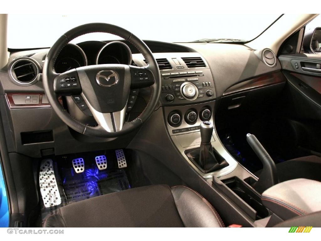 Black/Red Interior 2010 Mazda MAZDA3 MAZDASPEED3 Sport 5 Door Photo #45093217
