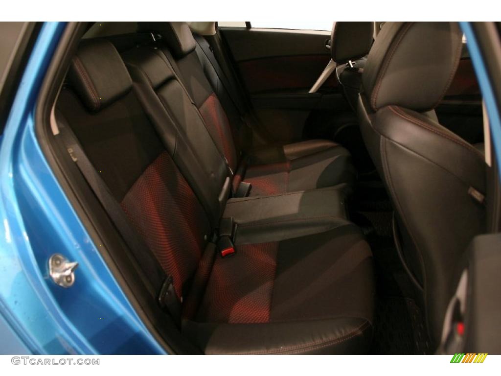 Black/Red Interior 2010 Mazda MAZDA3 MAZDASPEED3 Sport 5 Door Photo #45093329