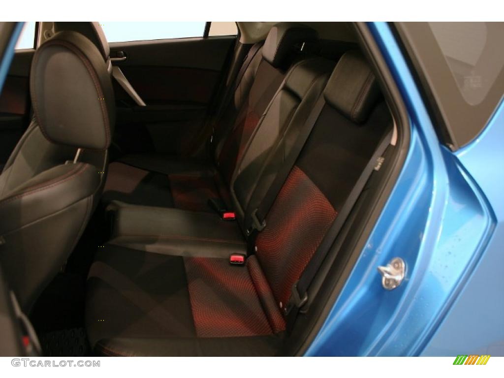 Black/Red Interior 2010 Mazda MAZDA3 MAZDASPEED3 Sport 5 Door Photo #45093341