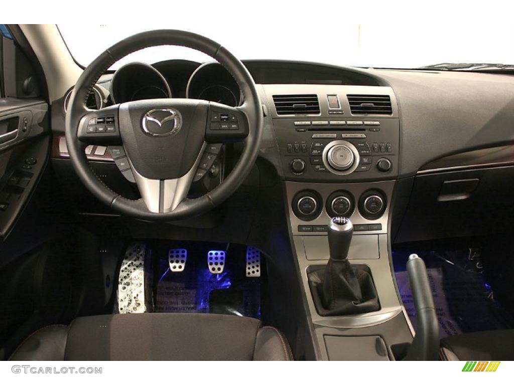 2010 Mazda MAZDA3 MAZDASPEED3 Sport 5 Door Black/Red Dashboard Photo #45093349
