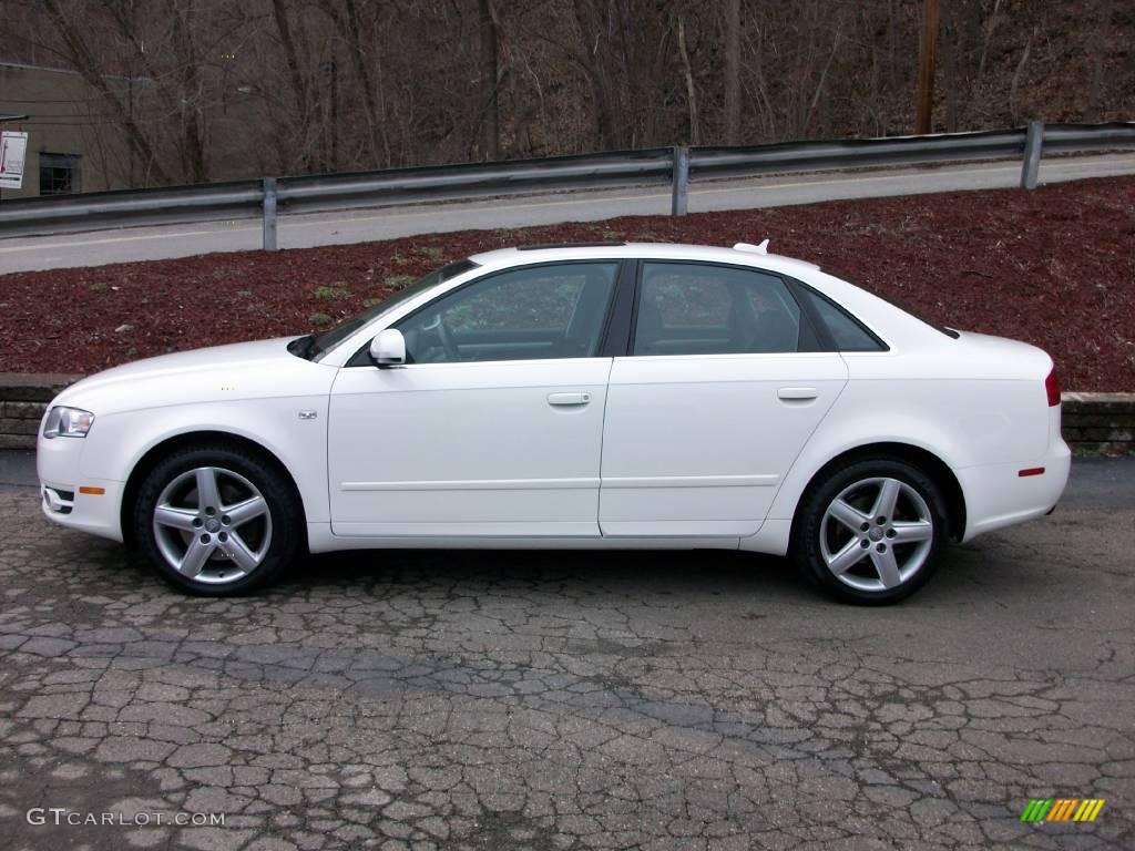 2005 A4 2.0T quattro Sedan - Arctic White / Ebony photo #2