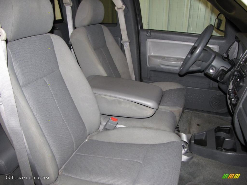 Medium Slate Gray Interior 2006 Dodge Dakota SLT Club Cab 4x4 Photo #45094745