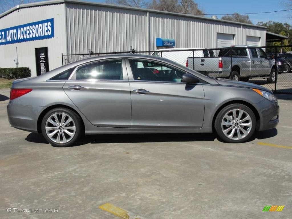 Harbor Gray Metallic 2011 Hyundai Sonata SE 2.0T Exterior Photo #45097618