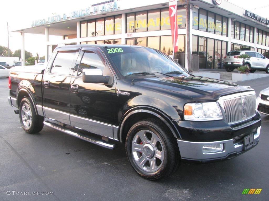2006 Mark LT SuperCrew - Black / Dove Grey photo #1