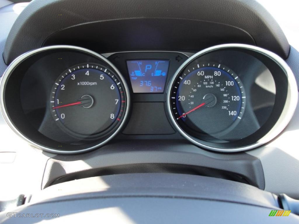 2011 Hyundai Tucson Limited Gauges Photo #45099142
