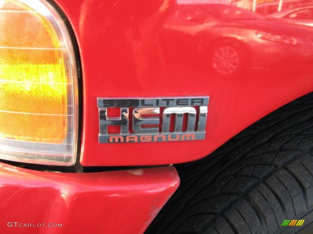 2005 Ram 1500 SLT Quad Cab - Flame Red / Dark Slate Gray photo #5