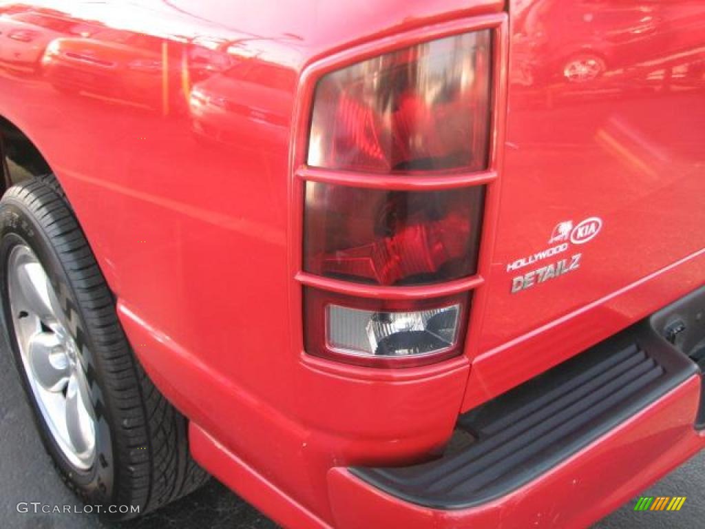 2005 Ram 1500 SLT Quad Cab - Flame Red / Dark Slate Gray photo #8