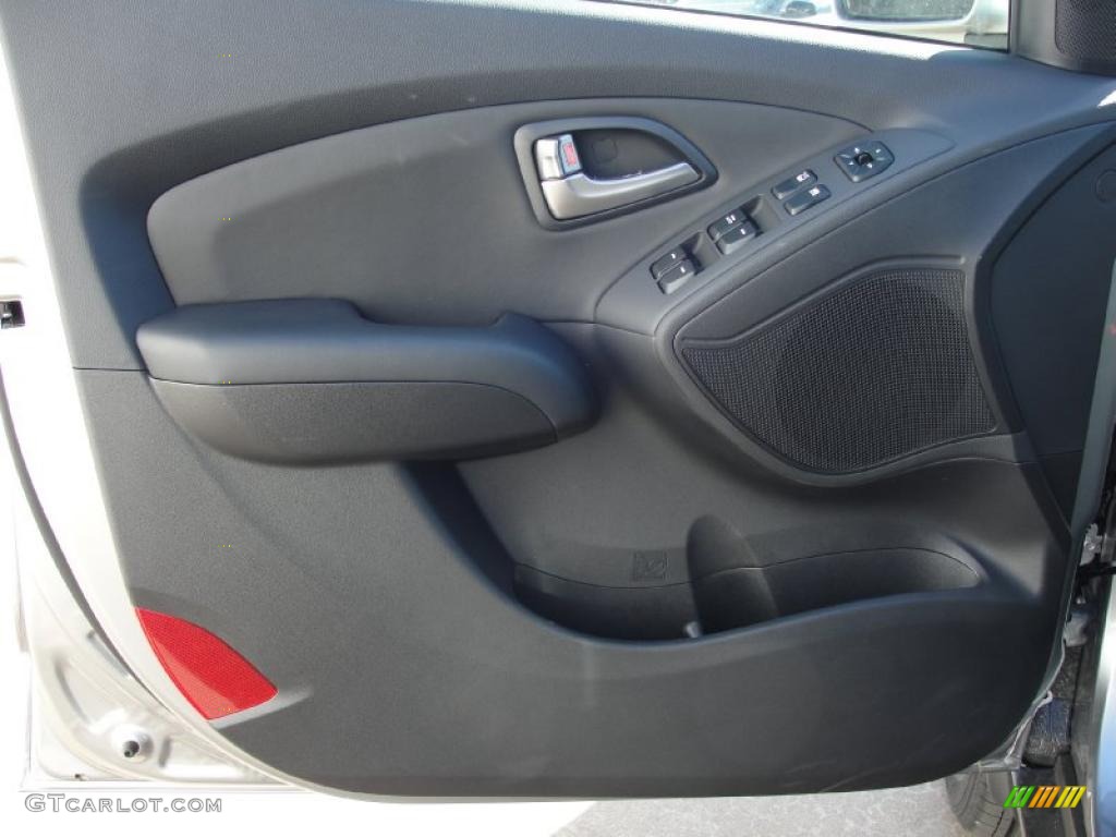 2011 Hyundai Tucson Limited Black Door Panel Photo #45100258