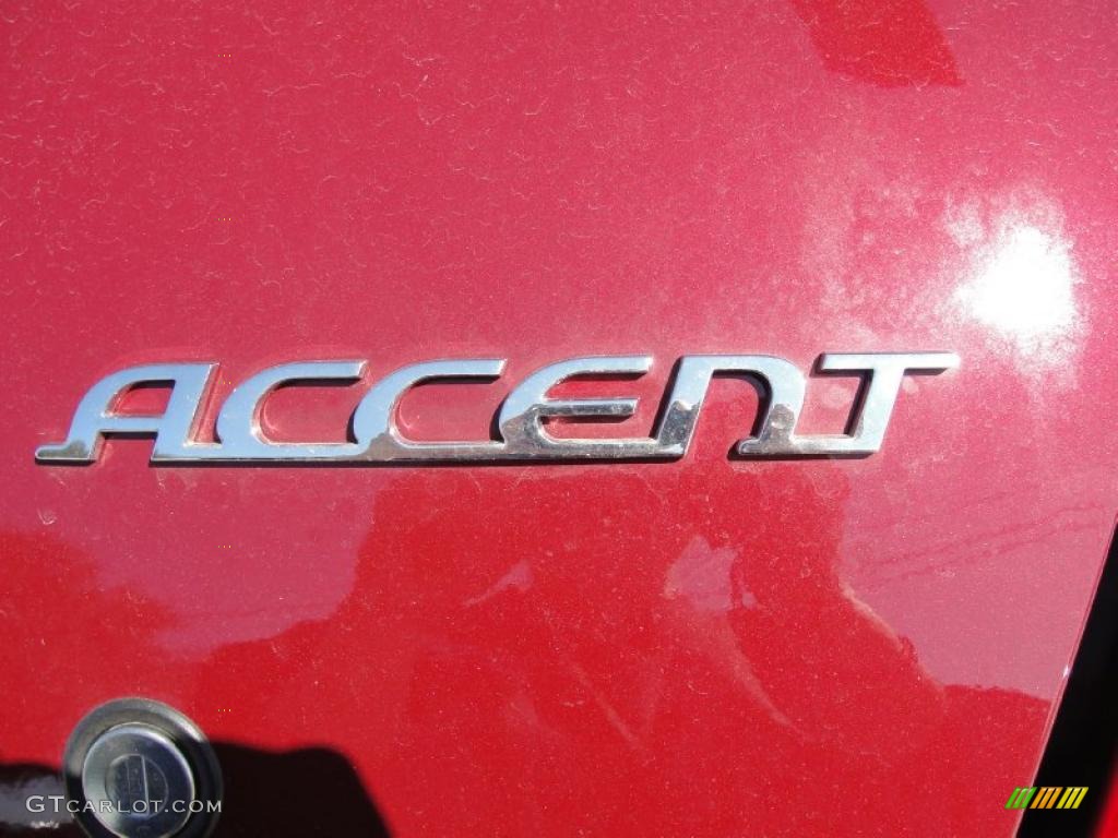 2011 Hyundai Accent GLS 4 Door Marks and Logos Photo #45100582