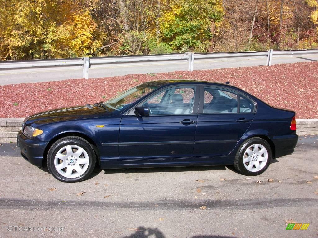 2004 3 Series 325xi Sedan - Orient Blue Metallic / Grey photo #2