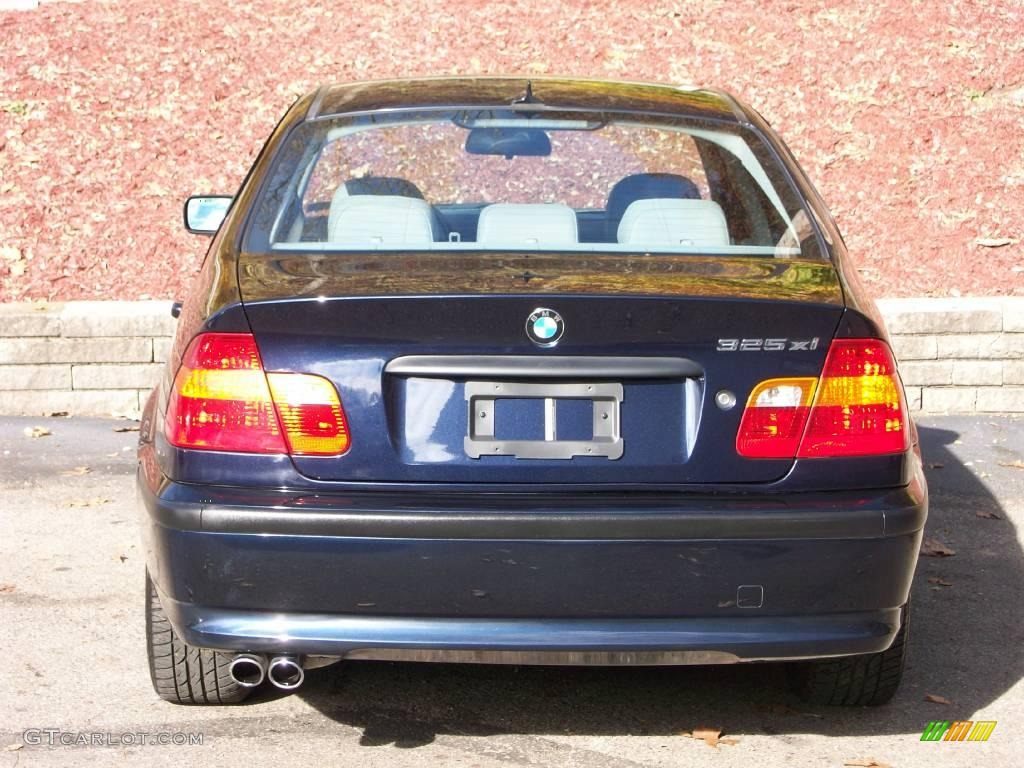 2004 3 Series 325xi Sedan - Orient Blue Metallic / Grey photo #4